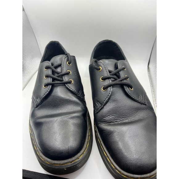 Dr Martens 1461 ZAVALA Black Leather Oxford Shoes Mens‎ Womens UK 8 EU 42 US 10